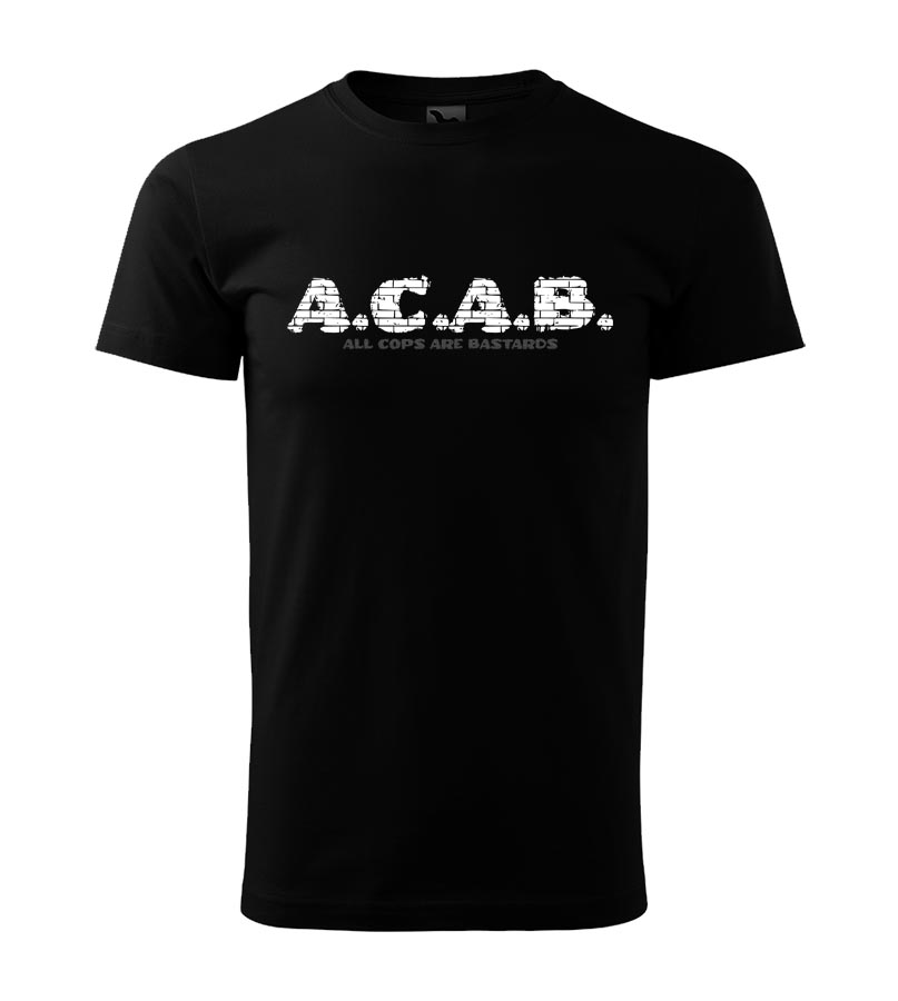 Tričko s potlačou A.C.A.B. new 2