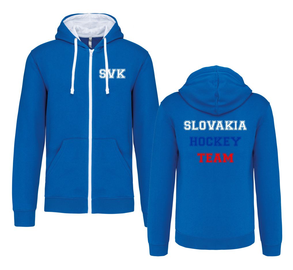 Mikina kapucňa / zips Slovakia hockey team
