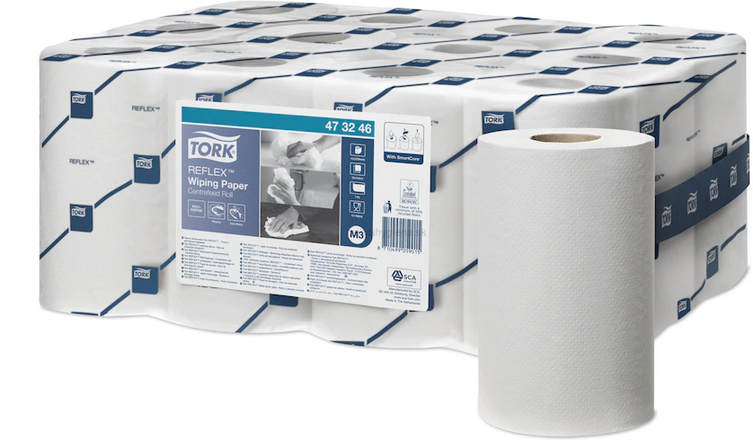 Tork 473246 Utierky 1 vrstvové Reflex mini 120m 12 kotúčov/balík