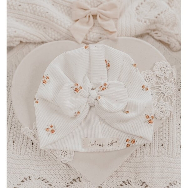 Dojčenský turban - čiapočka, Eternal roses