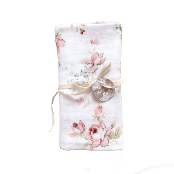 Zavinovacia mušelínová plienka Double Gauze, romantic