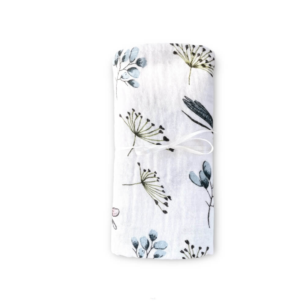 Zavinovacia mušelínová plienka Double Gauze, Plants