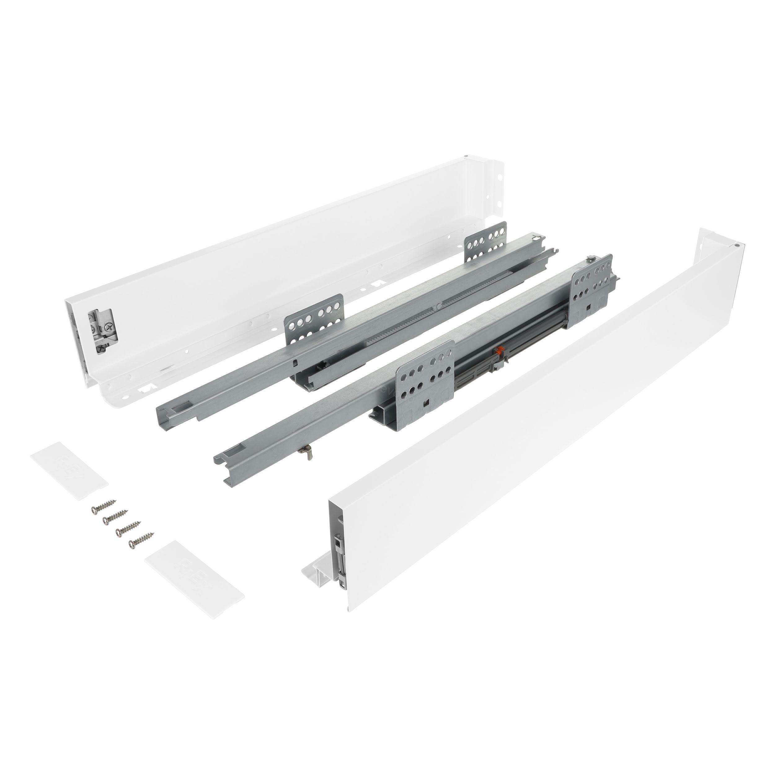 VYS RI Riex ND60/18 1 výsuv s tlmením 450mm B H116 biely  40kg