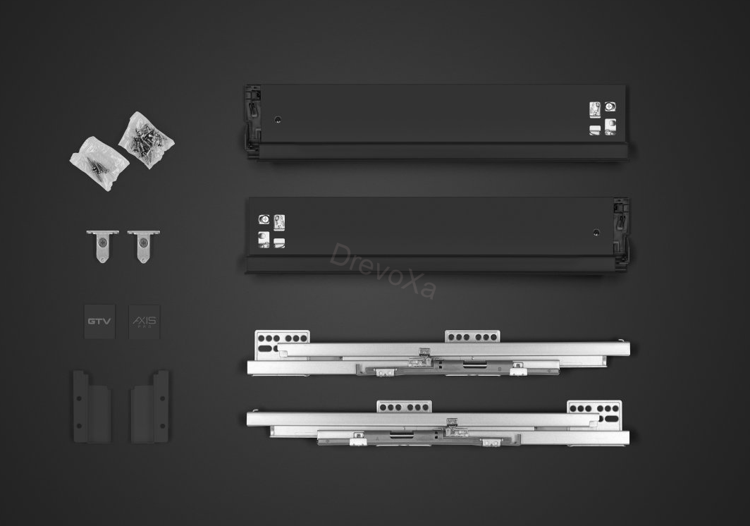 VYS AXIS PRO -3- 600mm B H120 čierny