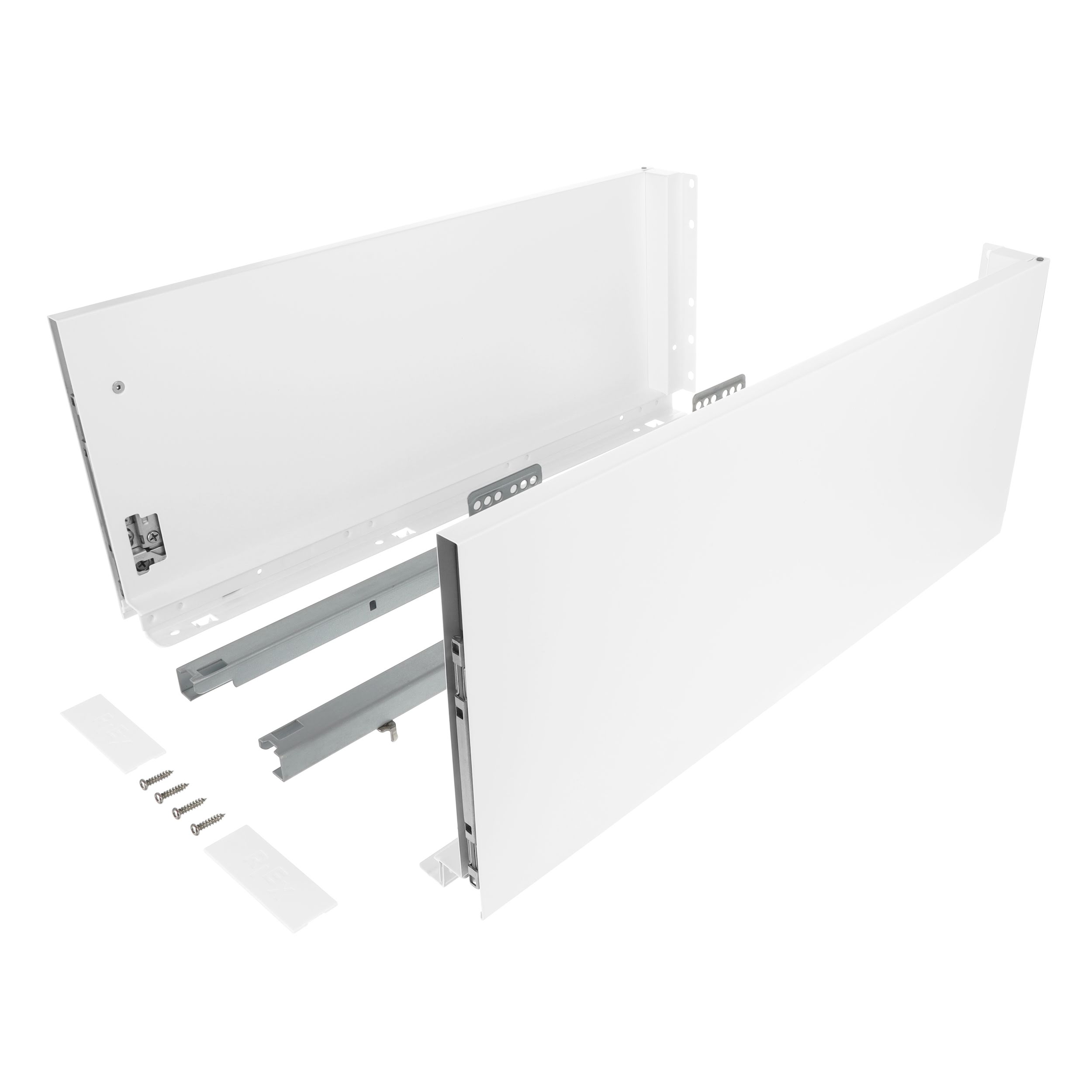 VYS RI Riex ND60/18 1 výsuv s tlmením 350mm D H199 biely 40kg