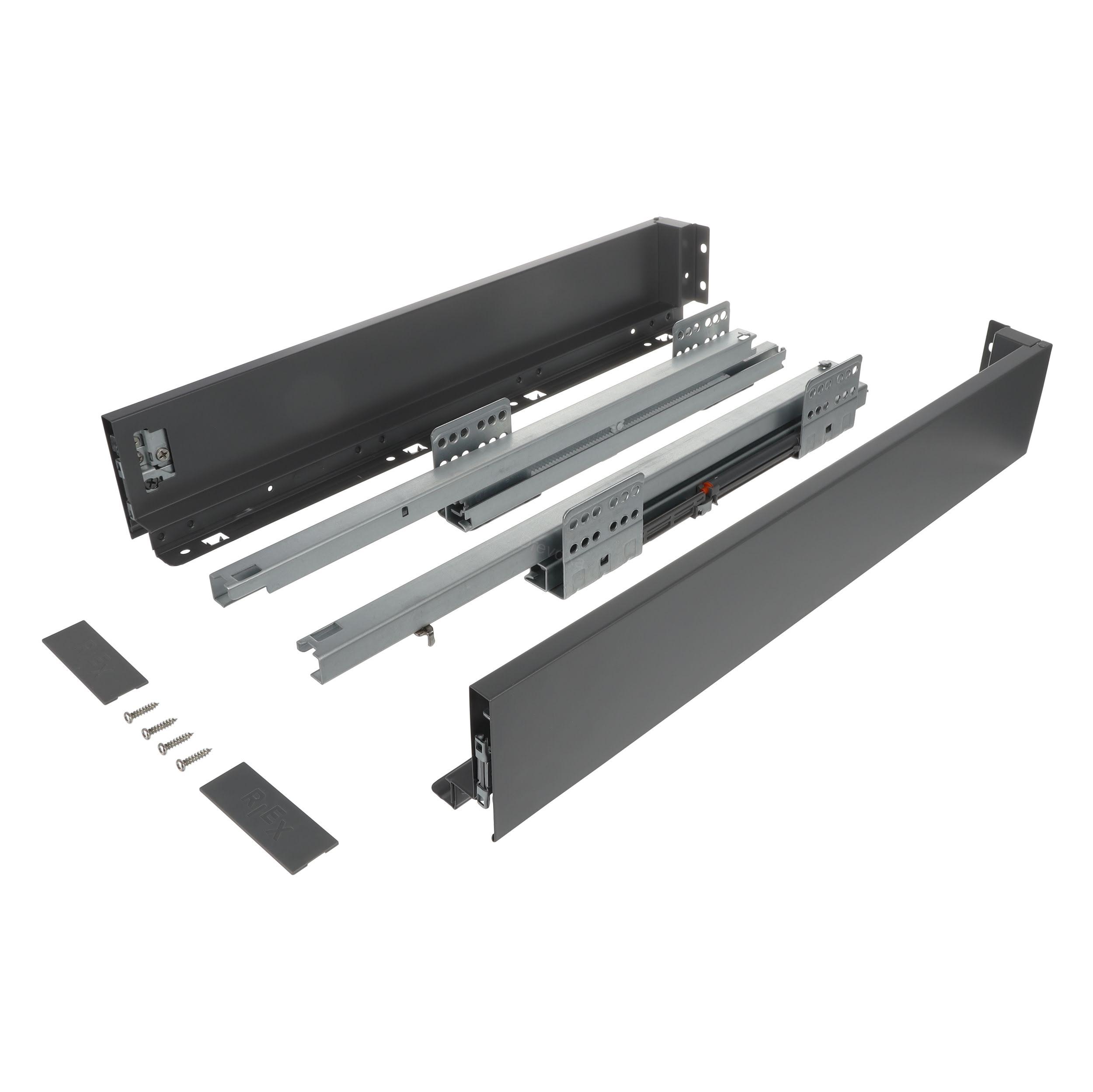 VYS RI Riex ND60 2 výsuv s tlmením 500mm B H116 antracit 40kg