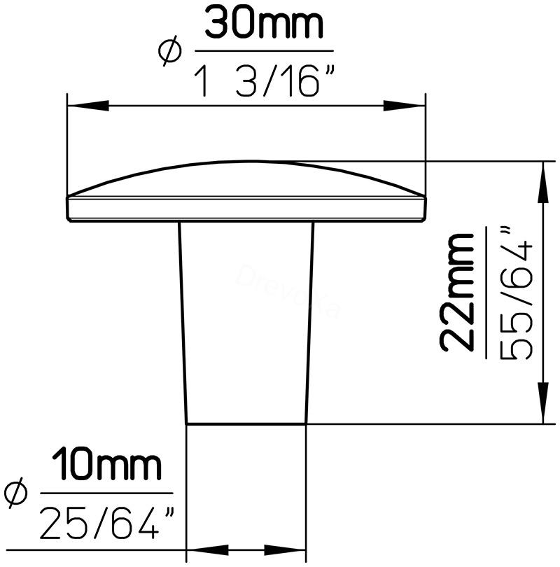 UCH AN 12493 knopka SIRO starozlatá ZN83 ø 30mm