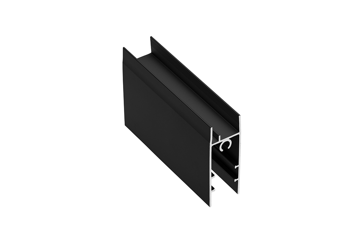 POS IV profil dverový dolný 18mm 3m čierna
