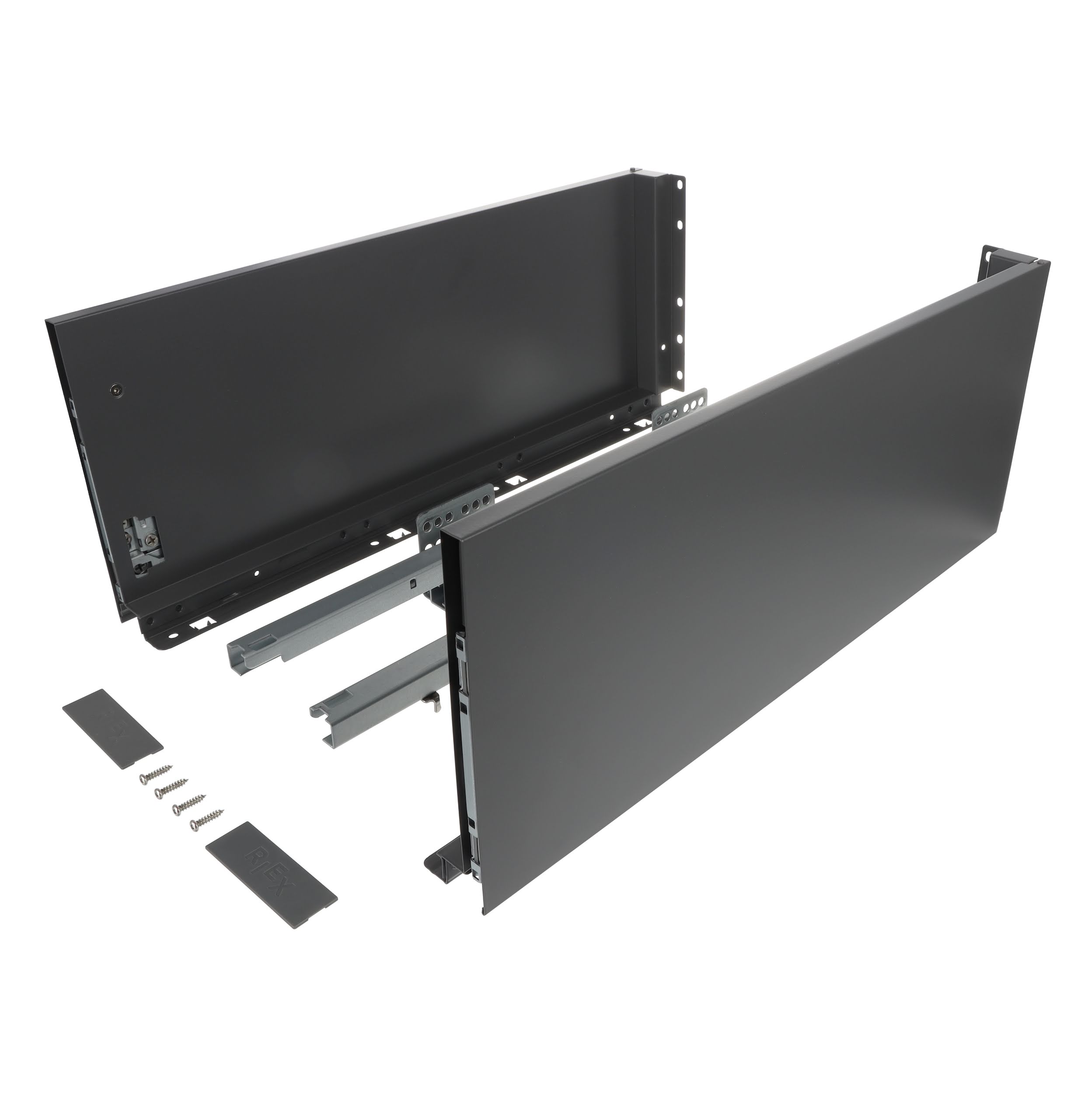 VYS RI Riex ND60 2 výsuv s tlmením 400mm D H199 antracit 40kg