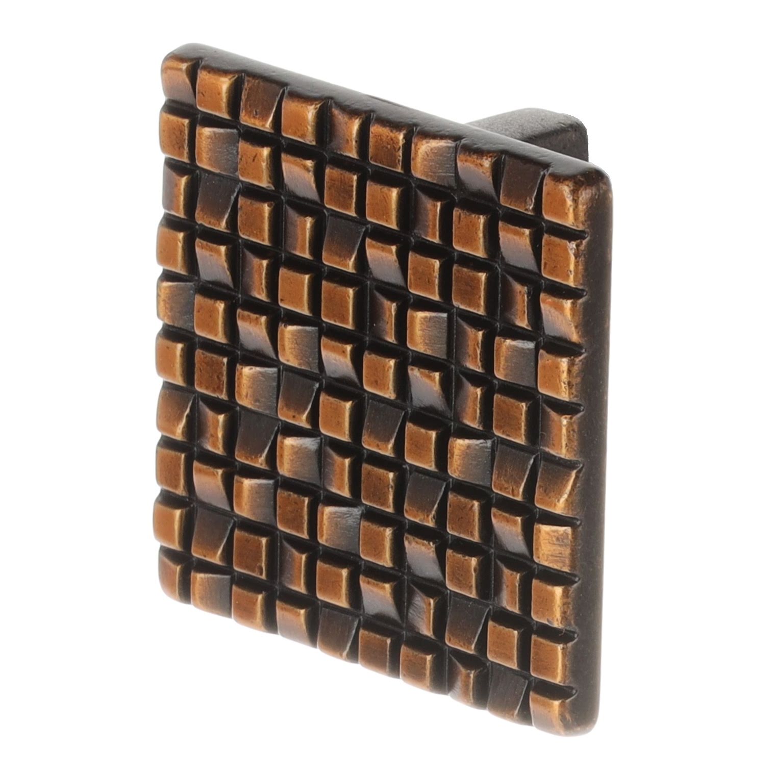 UCH RI Citterio Giulio XR16 knopka, štvorec, 32 mm, brúsený francúzský bronz
