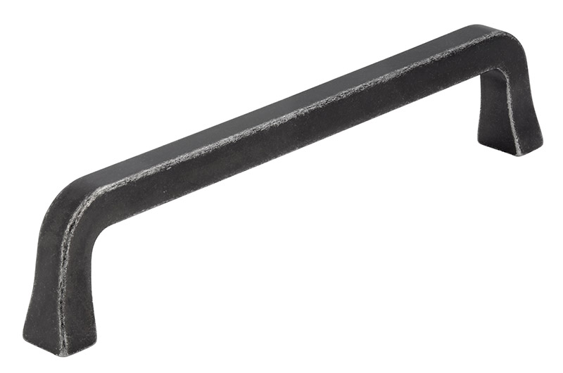 UCH AN 12607 úchytka SIRO  železo čierna patina ZN78 128mm