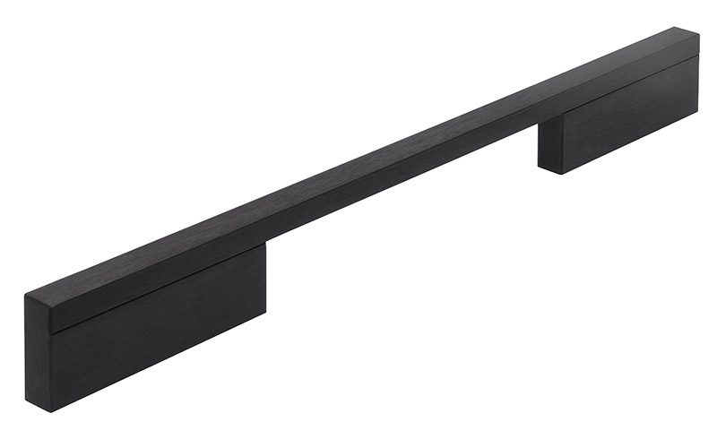 UCH AN 12126 úchytka SIRO hliník čierny brúsený AL74 160/256mm