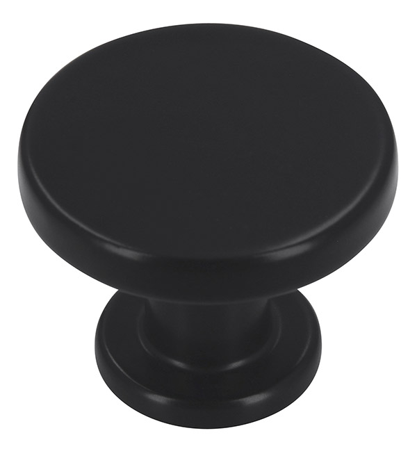 UCH AN 14763 knopka SIRO čierna matná PB12 ø 30mm