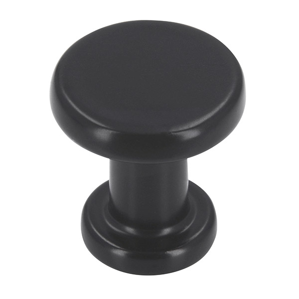 UCH AN 14760 knopka SIRO čierna matná PB12 ø 20mm