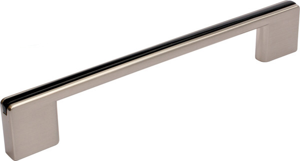 UCH AN 12822 úchytka SIRO čierna/nikel jemne brúsený ZN21 A3 128/160mm