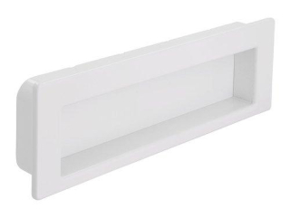 UCH AN 14947 úchytka SIRO biela lesklá PB1 k zadlabaniu 146mm