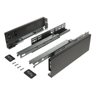 VYS RI Riex TRACK 2 výsuv s tlmením 500mm A H89 antracit 40kg