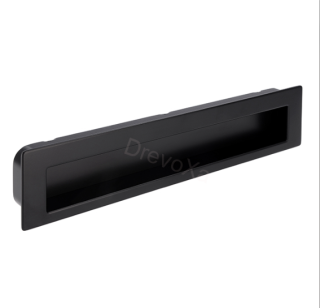 UCH AN 12555 úchytka SIRO čierna mat PB12 k zadlabaniu 160mm