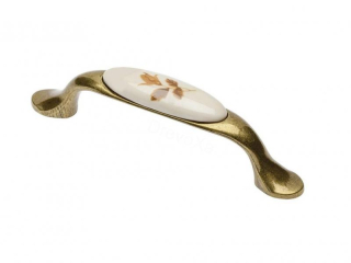 UCH úchytka 0728P porcelán 96mm - vzor B