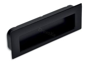 UCH AN 12429 úchytka SIRO čierna mat PB12 k zadlabaniu 96mm