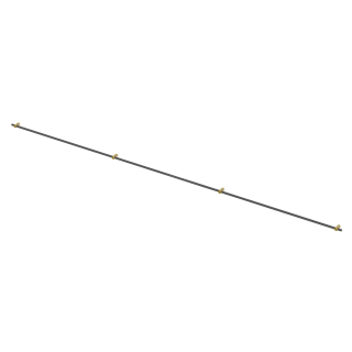 UCH RI Citterio Giulio XH49 úchytka, 1794 mm, matná zlatá/ matná čierna