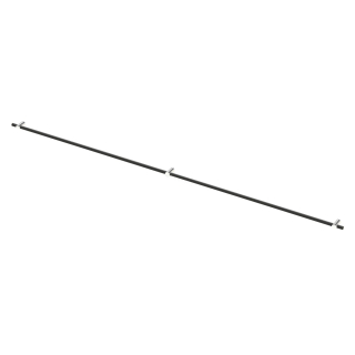 UCH RI Citterio Giulio XH49 úchytka, 1074 mm, lesklý chróm/ matná čierna