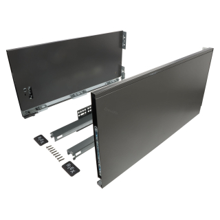 VYS RI Riex TRACK 2 výsuv s tlmením 500mm D H249 antracit 40kg