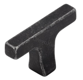 UCH AN 12478 knopka SIRO železo čierna patina ZN78