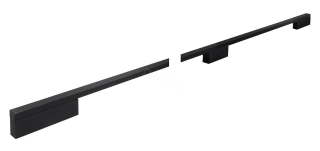UCH AN 12127 úchytka SIRO hliník čierny brúsený AL74 2x368/416mm