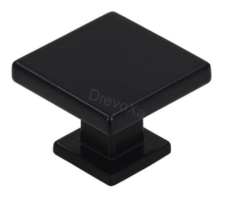 UCH AN 14773 knopka SIRO čierna matná PB12 30mm