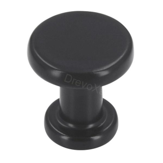UCH AN 14760 knopka SIRO čierna matná PB12 ø 20mm