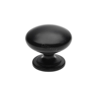 UCH AN 12675 knopka SIRO čierna mat  PB12 ø 33mm