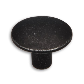 UCH AN 12491 knopka SIRO železo čierna patina ZN78 ø 30mm