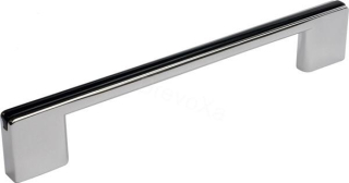 UCH AN 12820 úchytka SIRO čierna/chróm lesklý ZN1 A3 128/160mm