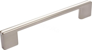 UCH AN 12823 úchytka SIRO biela/nikel jemne brúsený ZN1 A4 128/160mm