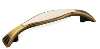 UCH AN 12231 úchytka SIRO staromosadz brinýr/béžový plast ZN31 A78 96mm