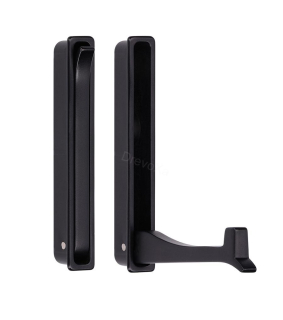 VES AN 14249 vešiak zápustný SIRO čierna mat PB12 93mm
