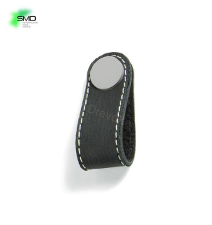 UCH AN 14405 knopka SIRO čierna imitácia kože GL76 M  70mm
