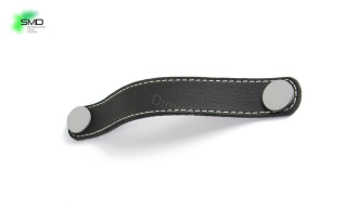 UCH AN 14406 úchytka SIRO čierna imitácia kože GL76 M 160mm