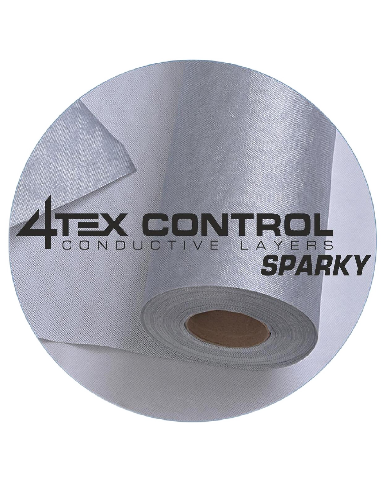 4TEX CONTROL SPARKY - elektricky vodivá, detekčná ALU fólia s PP texíliou