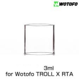 WOTOFO TROLL-X RTA TANK - Náhradné sklo 3ml 