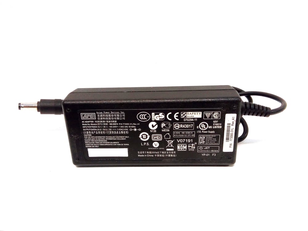 Power adapter Replacement for Lenovo 65W 5,5 x 2,5mm, 19V