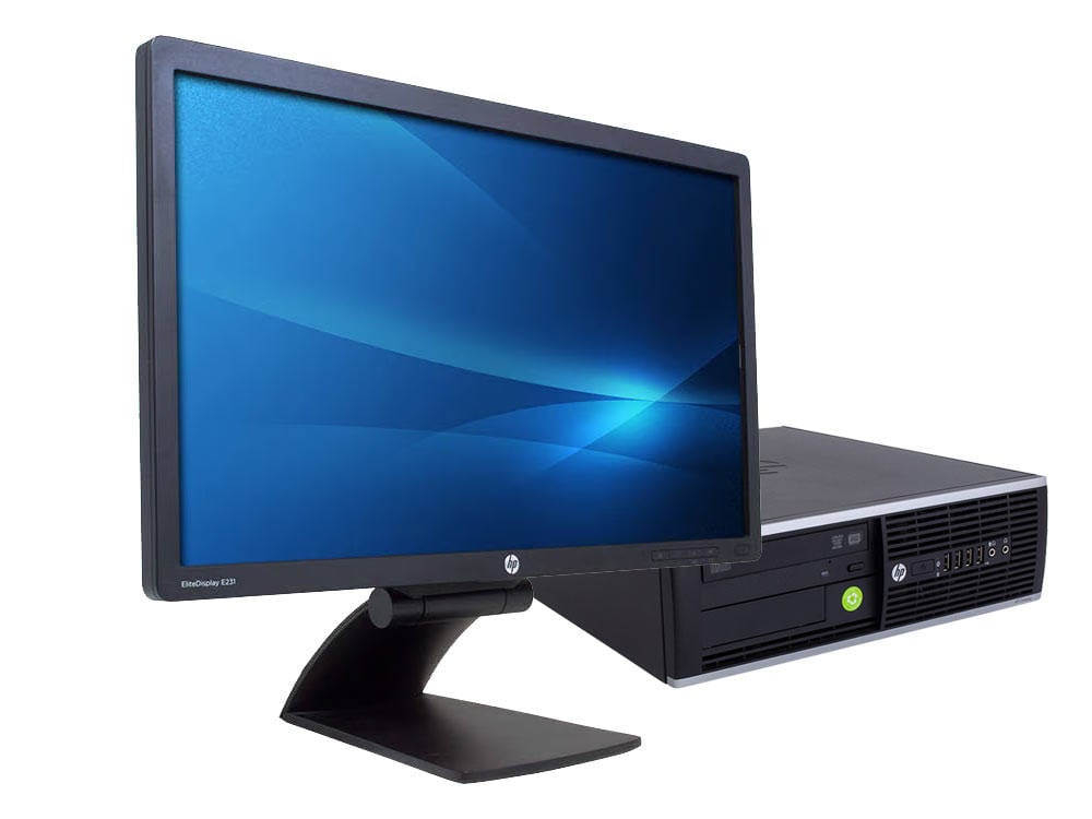 HP Compaq 6300 Pro SFF + 23" HP EliteDisplay E231 Monitor