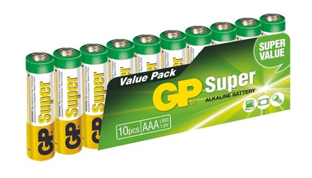Batéria GP SUPER ALKALINE BATTERY AAA (LR03) - 10KS