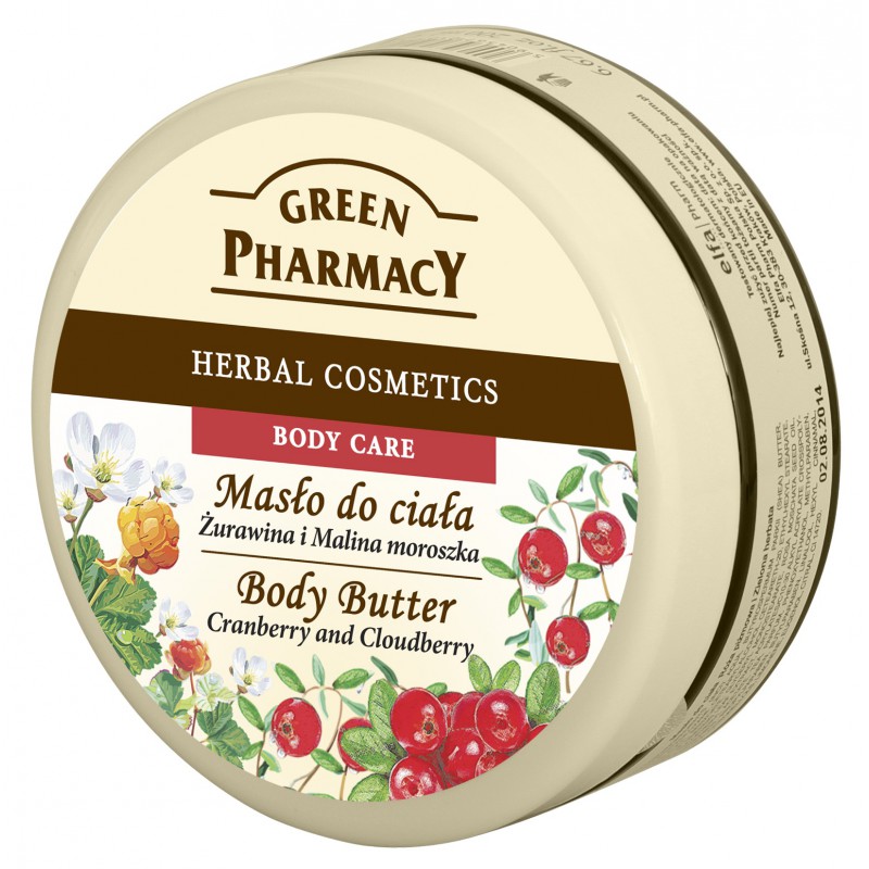 Telové maslo Green Pharmacy 200 ml Brusnica a Moruška