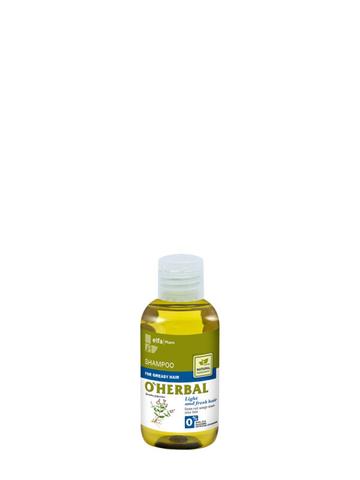 Šampón O´HERBAL 75ml pre mastné vlasy s výťažkom Mäty