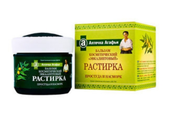 Balzam Babička Agafa 75ml Eukalypus pri nachladnutí