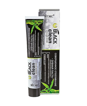 Zubná pasta Black Clean 85g DOKONALÉ BIELENIE s mikročasticami čierneho uhlia