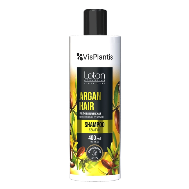 Šampón pre tenké a slabé vlasy, arganový , 400 ml