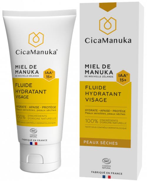 HYDRATAČNÉ PLEŤOVÉ FLUID  S MEDOM MANUKA IAA15+,  50 ml